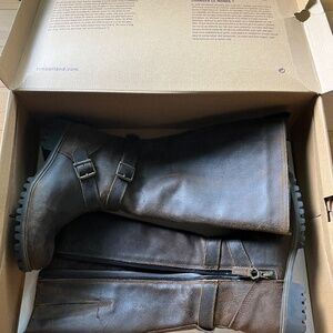 TIMBERLAND Brown Bethel Knee-high Womens Boots/Ridin in Genuine Leather - SIZE 7